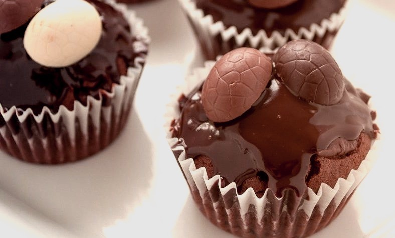 Chocolade Paas Cupcakes