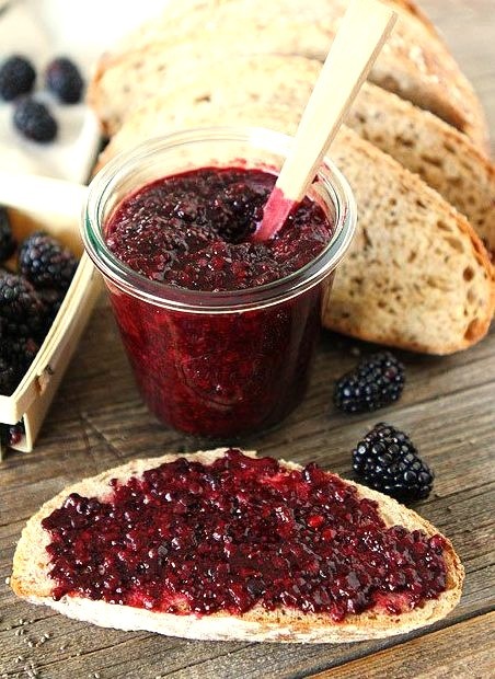Blackberry Chia Seed Jam Two Peas in their Pod on We Heart It.
